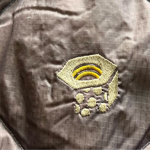 Mountain Hardwear gray down puffer jacket size 12 - Picture 8 of 11